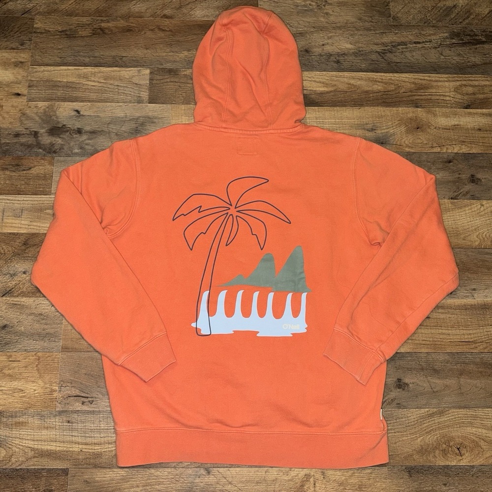 O'Neill Surfing Hoodie‎ Men's Orange Standard Fit Size S